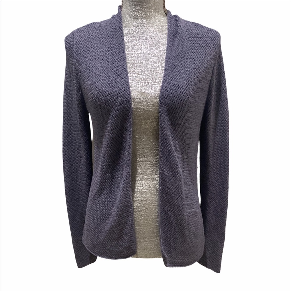 Eileen Fisher Knit Open Front Sweater Cadigan